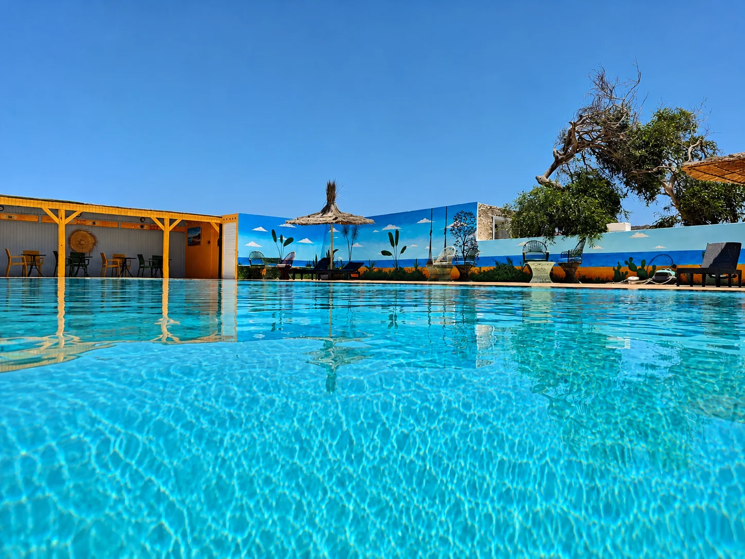 Piscine d'eau de mer à The Mogador's Oasis